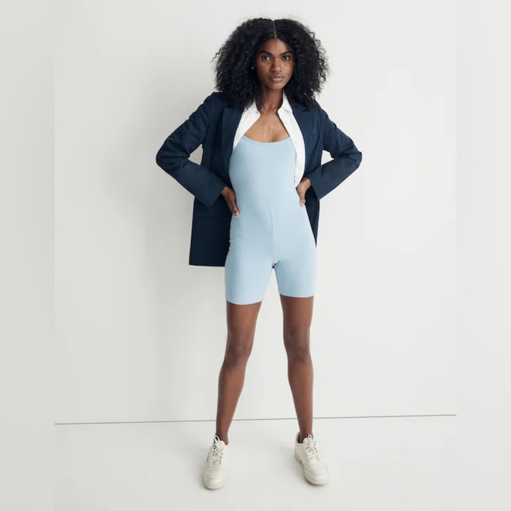 Madewell Knit Biker Unitard: Botanical Dye Edition